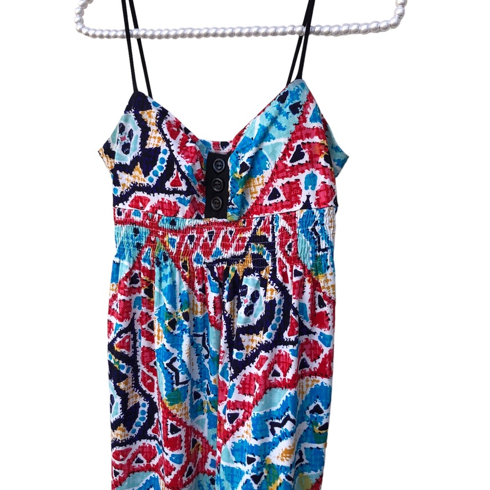 Sweet Storm Bright Colored Simple Sun Dress size Medium - Picture 6 of 9